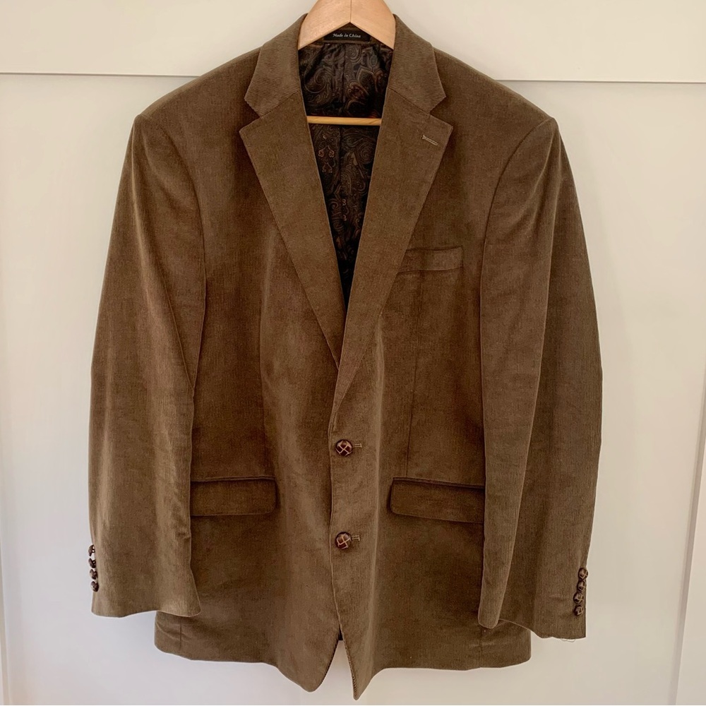 Ralph Lauren cotton brown corduroy blazer